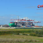 Première escale du CMA CGM Panthéon à Dunkerque