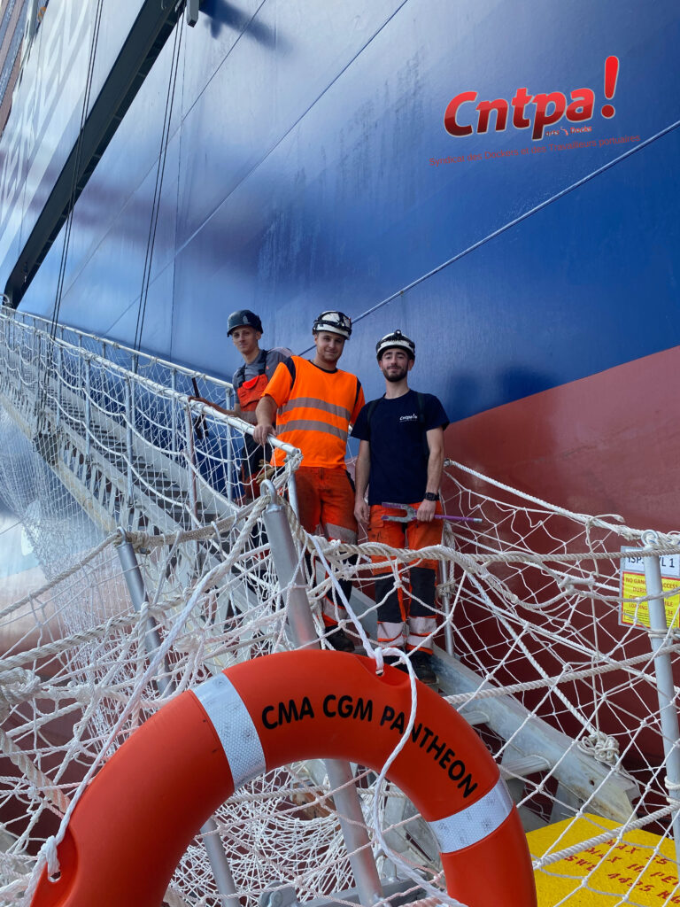 Première escale du CMA CGM Panthéon à Dunkerque — image 6