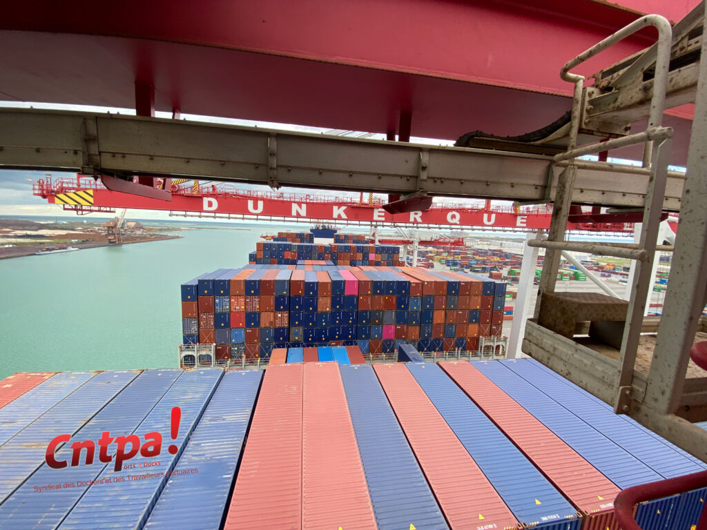 Première escale du CMA CGM Panthéon à Dunkerque — image 7